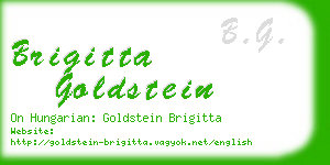 brigitta goldstein business card